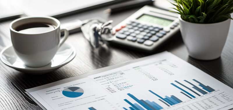Visual representation of the budgeting process with components like planning, monitoring, and risk management.