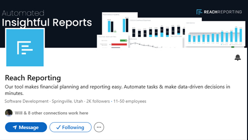 Reach Reporting LinkedIn