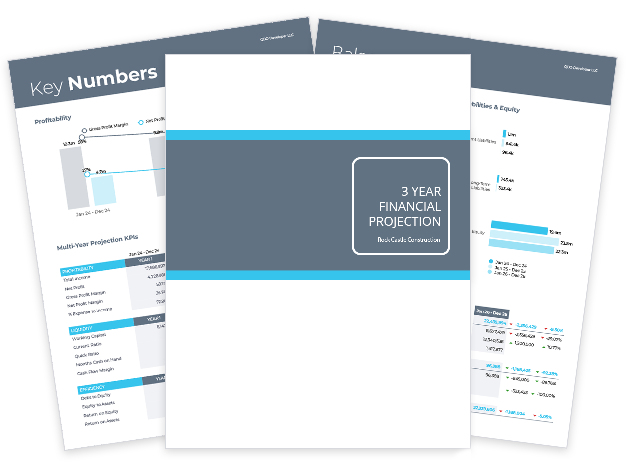 Financial Projections (1) Financial Projections