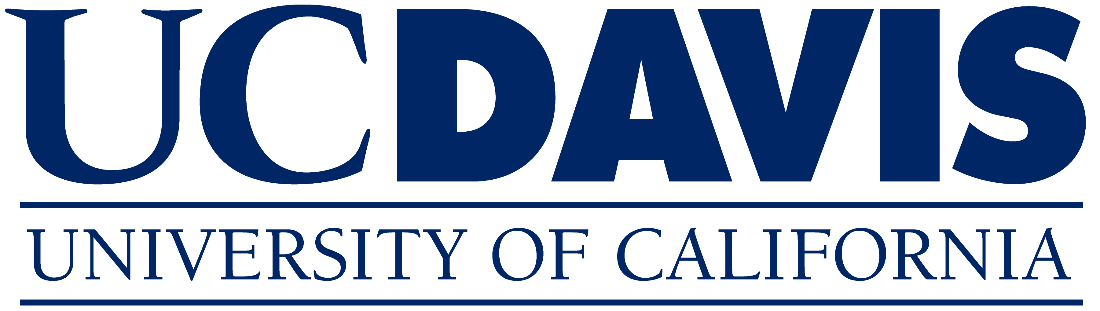 UC Davis logo blue